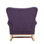 High Back Rocking Chair with Tufted Back
