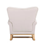 High Back Rocking Chair with Tufted Back