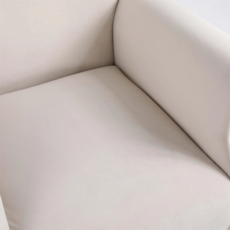 High Back Rocking Chair with Tufted Back
