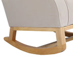 High Back Rocking Chair with Tufted Back