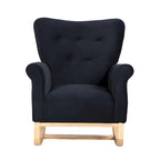 High Back Rocking Chair with Tufted Back