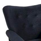 High Back Rocking Chair with Tufted Back