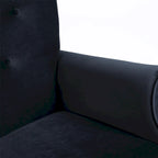 High Back Rocking Chair with Tufted Back