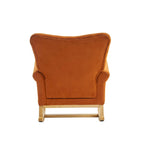 High Back Rocking Chair with Tufted Back