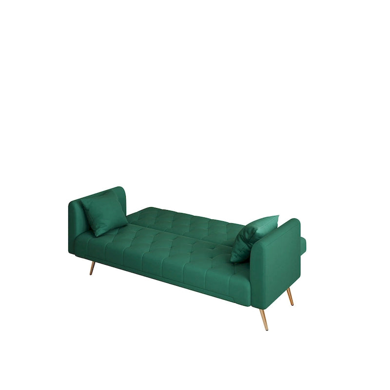 71 Convertible Double Folding Living Room Sofa Bed