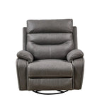 Dual Motor Rocking Recliner Chair, Swivel, Power Headrest, USB Charging