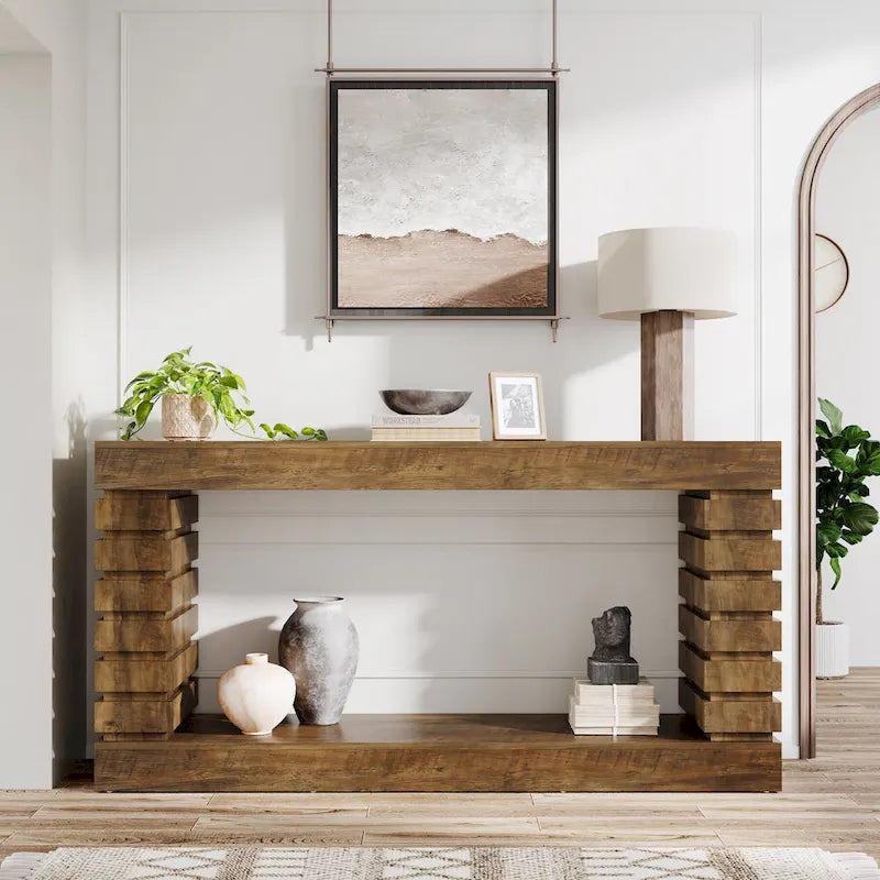 70.8 Inch Console Table Long Narrow Sofa Table for Entryway Living Room