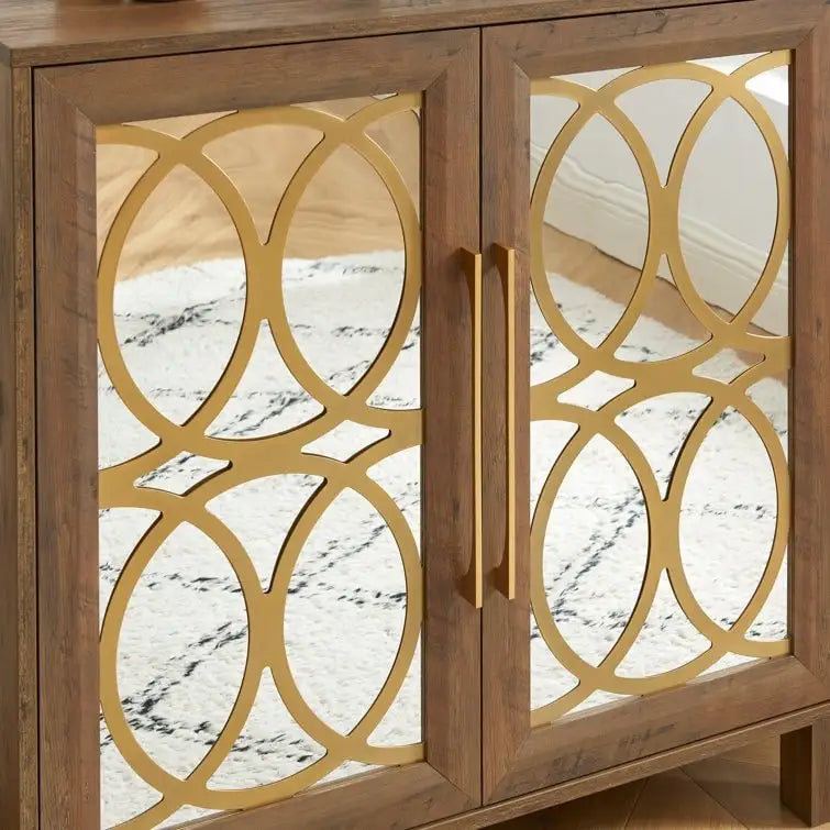 Wood Accent Cabinet 31.1 H X 32.3 W