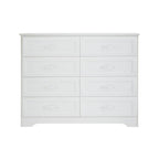 3 Drawer Bedroom Chest of Drawers with 8 Drawers Dresser,Clothes Organizer -Metal Pulls,47.6L x 15.7W x 36.7H