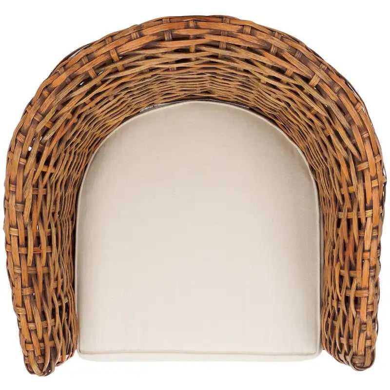 Home Rattan Barrel Chair - 29Wx27Dx33H