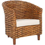 Home Rattan Barrel Chair - 29Wx27Dx33H