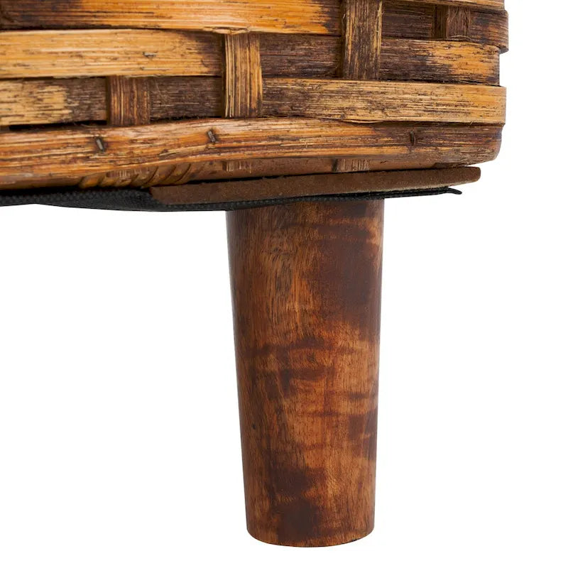 Home Rattan Barrel Chair - 29Wx27Dx33H